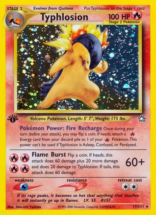 Typhlosion (17) (Unlimited Holofoil)