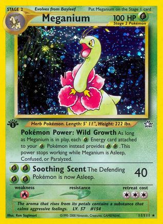 Meganium (11) (Unlimited Holofoil)