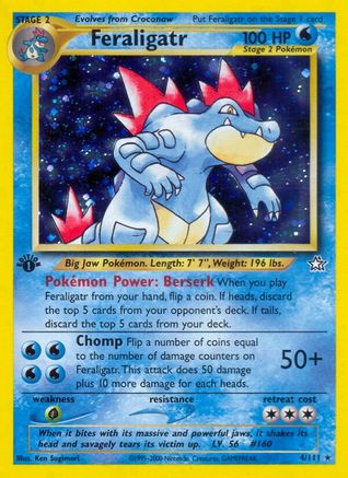 Feraligatr (4) (Unlimited Holofoil)