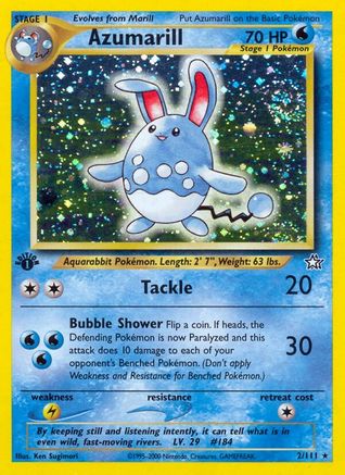 Azumarill (Unlimited Holofoil)