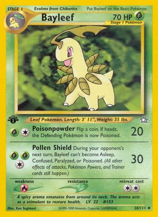 Bayleef (28) (1st Edition)