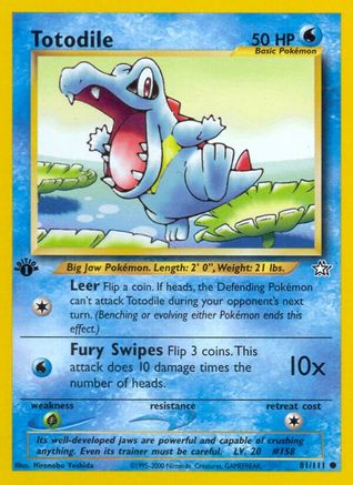 Totodile (81) (1st Edition)