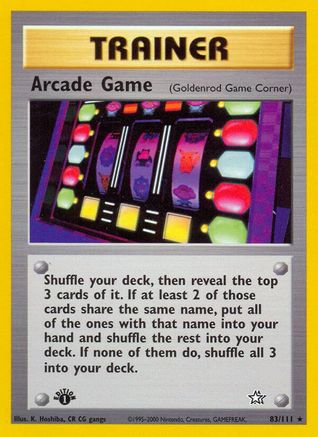 Arcade Game (Goldenrod Game Corner) (1st Edition)