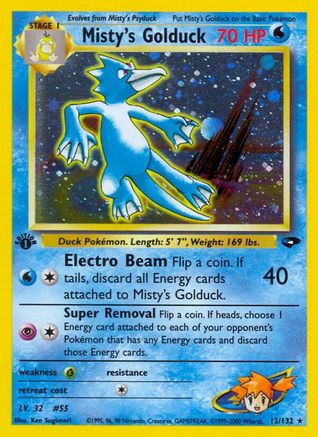 Misty's Golduck (1st Edition Holofoil)