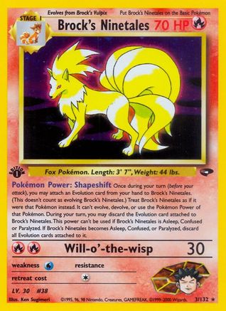Brock's Ninetales (Unlimited Holofoil)