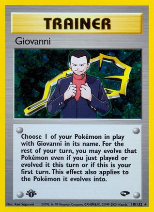 Giovanni (18) (Unlimited Holofoil)
