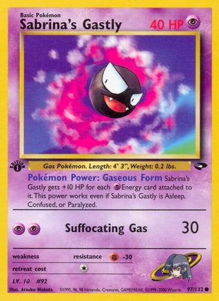 Sabrina's Gastly (97) (1st Edition)