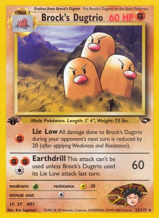 Brock's Dugtrio (Unlimited)