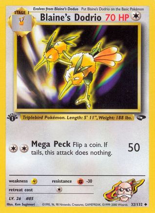 Blaine's Dodrio (1st Edition)