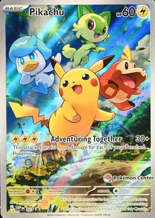 Pikachu - 027 (Pokemon Center Exclusive) (Holofoil)