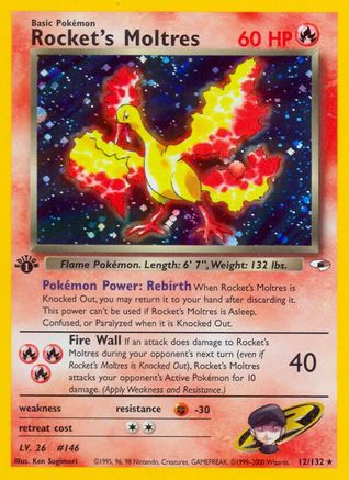 Rocket's Moltres (Unlimited Holofoil)