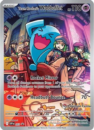 Team Rocket's Wobbuffet (Pokemon Center Exclusive) (Holofoil)