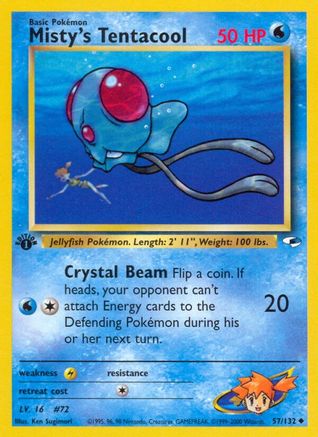 Misty's Tentacool (57) (1st Edition)