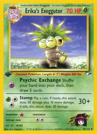 Erika's Exeggutor (1st Edition)