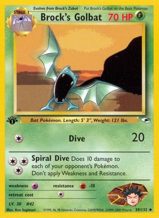 Brock's Golbat (1st Edition)