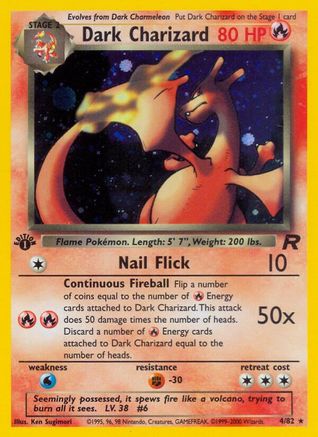 Dark Charizard (4) (Unlimited Holofoil)