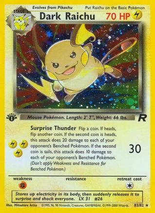 Dark Raichu (1st Edition Holofoil)