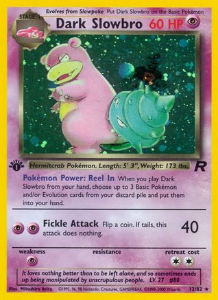 Dark Slowbro (12) (Unlimited Holofoil)
