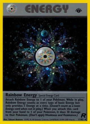 Rainbow Energy (17) (1st Edition Holofoil)