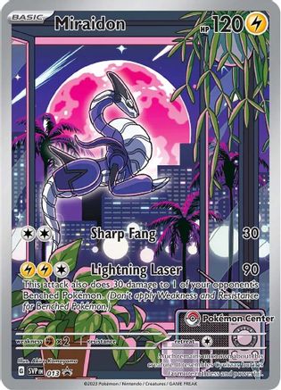 Miraidon - 013 (Pokemon Center Exclusive) (Holofoil)