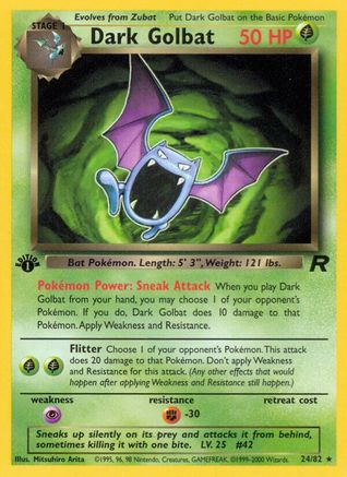 Dark Golbat (24) (1st Edition)