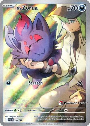 N's Zorua - 189 (Pokemon Center Exclusive) (Holofoil)