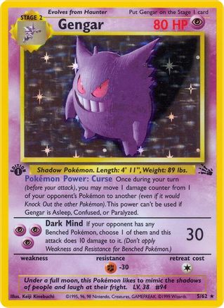 Gengar (5) (Unlimited Holofoil)