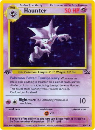 Haunter (6) (1st Edition Holofoil)