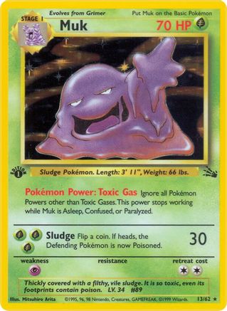 Muk (13) (1st Edition Holofoil)