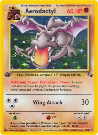 Aerodactyl (1) (Unlimited Holofoil)