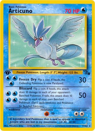 Articuno (17) (1st Edition)