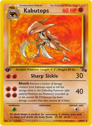 Kabutops (24) (1st Edition)