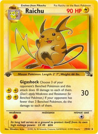 Raichu (29) (1st Edition)