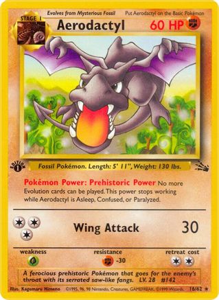 Aerodactyl (16) (1st Edition)
