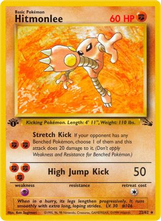 Hitmonlee (22) (1st Edition)