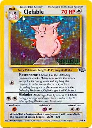 Clefable (Prerelease) (Holofoil)