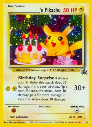 ______'s Pikachu (Holofoil)