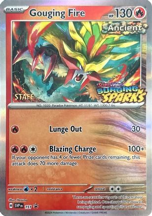 Gouging Fire - 151 (Staff) (Holofoil)