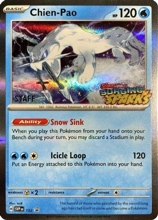 Chien-Pao - 152 (Staff) (Holofoil)