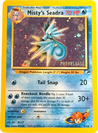 Misty's Seadra (Prerelease) (Holofoil)