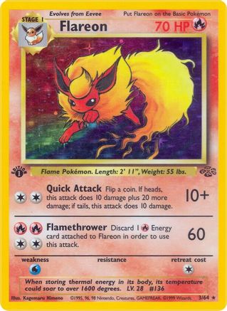 Flareon (3) (Unlimited Holofoil)