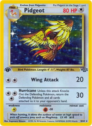 Pidgeot (8) (Unlimited Holofoil)