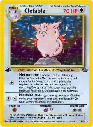 Clefable (1) (Unlimited Holofoil)