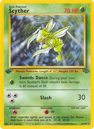 Scyther (26) (1st Edition)