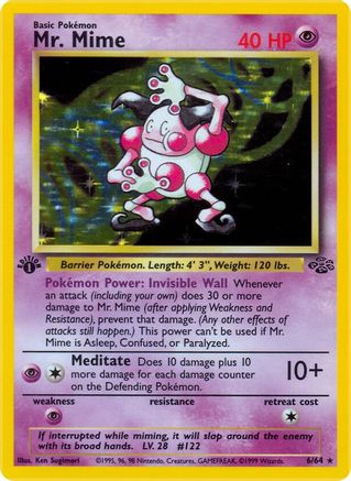 Mr. Mime (6) (Unlimited Holofoil)