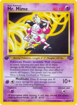 Mr. Mime (22) (1st Edition)