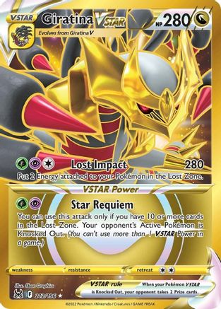 Giratina VSTAR (212) (Secret) (Holofoil)