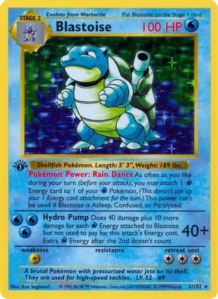 Blastoise (Unlimited Holofoil)
