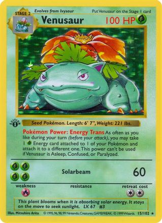 Venusaur (Unlimited Holofoil)