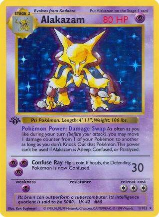 Alakazam (1st Edition Holofoil)